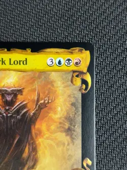 Sauron, the Dark Lord (Showcase Scrolls) - [Foil] Crimped and double foil stamps - Image 5