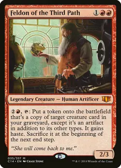Feldon of the Third Path Commander 2014 MINT Red Mythic Rare MAGIC CARD ABUGames - Image 1