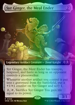 MTG Syr Ginger, the Meal Ender (369/515) Wilds of Eldraine NM FOIL - Image 1