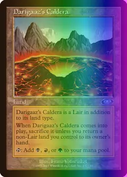 MTG Magic the Gathering Darigaaz's Caldera (137/146) Planeshift MP FOIL - Image 1