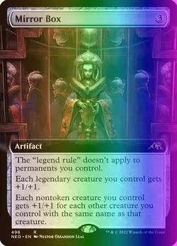MTG Magic the Gathering Mirror Box (498/608) Kamigawa Neon Dynasty LP FOIL - Image 1