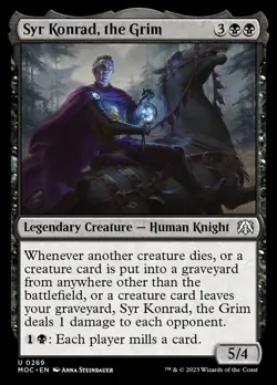 MTG Syr Konrad, the Grim (269/542) March of the Machine Commander LP - Image 1