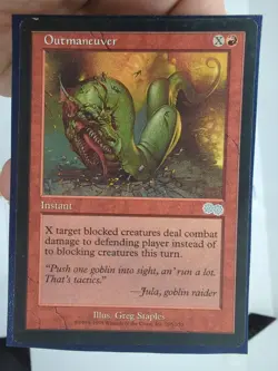 2x Outmaneuver #205 Urza's Saga LP Small Seller ?? Fast Free Shipping! - Image 2