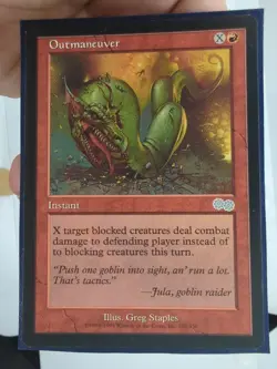 2x Outmaneuver #205 Urza's Saga LP Small Seller ?? Fast Free Shipping! - Image 4