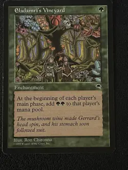 Eladamri's Vineyard Tempest MtG Magic the Gathering Green Rare Enchantment - Image 1