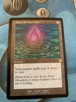 Thorn of Amethyst, Brothers' War, retro, NM, card in hand - Image 1