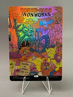 Krark-Clan Ironworks SLC #11 FOIL - MTG Secret Lair Countdown Kit with letter K - Image 2