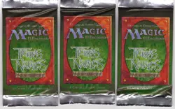 Magic The Gathering Homelands (Spanish) (3) Booster Packs of 8 Cards Each - Image 1