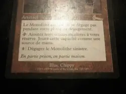 mtg magic grim monolith urza's legacy FRENCH vf fr monolithe sinistre heritage - Image 2