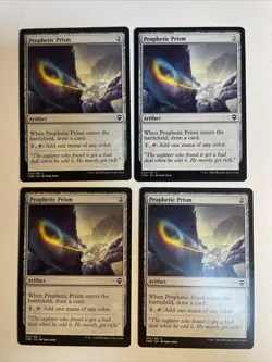 4x Mtg Commander Legends Prophetic Prism NM/M Magic The Gathering - Image 1