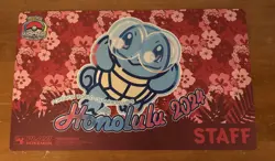 Pokemon World Championships 2024 Staff Playmat Honolulu Squirtle - Image 3