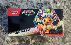 Pokemon TCG Prismatic Evolutions Surprise Box Factory Sealed IN HAND - Image 1