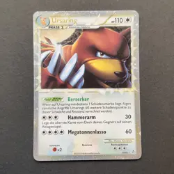 Pokemon TCG Karte - Ursaring Prime Holo Deutsch 89/95 Entfesselt - Image 3