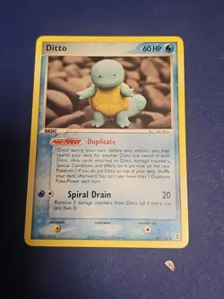 Pokemon Ditto (Squirtle) Ex Delta Species Set Card 64/113 - Image 1