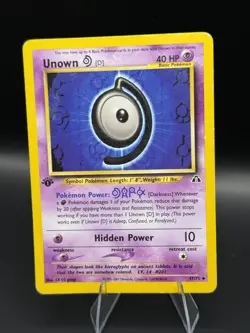 2001 Pokemon Neo Discovery 1st Edition Unown D #47/75 - Image 1
