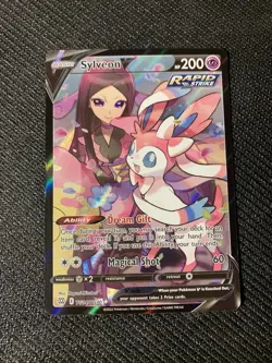 Pokemon TCG Sylveon V # TG14/TG30 Full Art Ultra Rare SWSH Brilliant Stars NM - Image 1