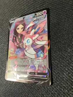 Pokemon TCG Sylveon V # TG14/TG30 Full Art Ultra Rare SWSH Brilliant Stars NM - Image 2
