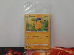 Pokemon SEALED Pikachu 028/078 Pokemon Go Holofoil Promo NM - Image 1