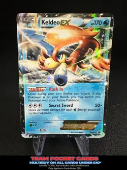 Keldeo Ex BW61, Black Star Promo, Pokemon, MP - Image 1