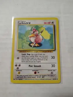 Farfetch'd Base Set Unlimited Pokemon TCG 27/102 Uncommon - Image 1