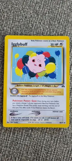 Igglybuff - Pokemon TCG - MP - Uncommon - Neo Discovery 40/75 - Image 1