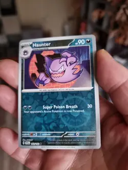 Pokemon TCG Haunter Scarlet & Violet-Temporal Forces 103/162 Reverse Holo Common - Image 1