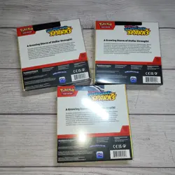 Pokemon Surging Sparks Booster Bundle Lot of 3 (Same as Half Booster Box) SEALED - Image 2