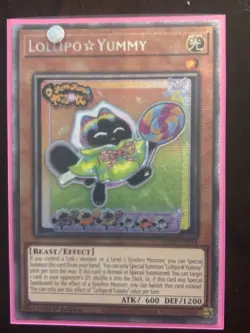 Yugioh 1x Lollipo Yummy Starlight Rare JUSH-EN018 1st Ed NM - Image 1