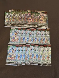28x Yu-Gi-Oh Legendary Duelist Synchro Storm Sealed Booster Packs - Image 1