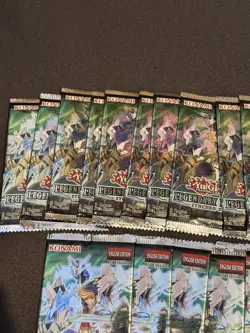 28x Yu-Gi-Oh Legendary Duelist Synchro Storm Sealed Booster Packs - Image 3