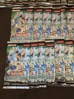 28x Yu-Gi-Oh Legendary Duelist Synchro Storm Sealed Booster Packs - Image 4
