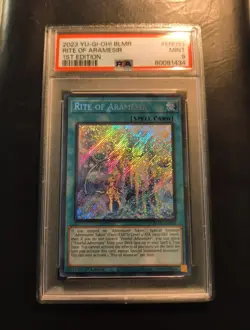 2023 Yu Gi Oh BLMR RITE OF ARAMESIR 1ST EDITION - Image 1