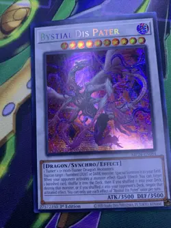 Yugioh! Bystial Dis Pater MP24-EN084 Prismatic Secret Rare 1st Edition NM - Image 1