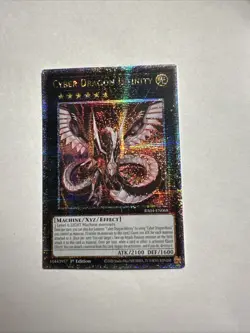 *** CYBER DRAGON INFINITY *** QUARTER CENTURY SECRET RARE RA04-EN068 YUGIOH! - Image 1