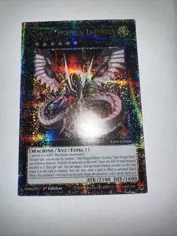 *** CYBER DRAGON INFINITY *** QUARTER CENTURY SECRET RARE RA04-EN068 YUGIOH! - Image 4