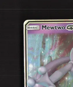 Mewtwo GX 31/68 Hidden Fates Ultra Rare Holo Pokemon Card LP+ - Image 3