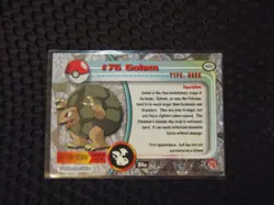 Golem #76 Topps Black Label Non Foil Pokemon Card NM/LP - Image 2