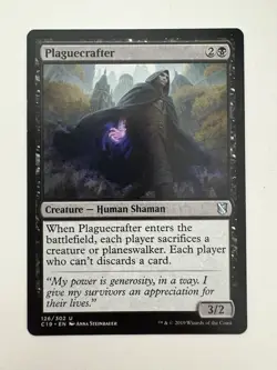 Plaguecrafter MTG Magic the Gathering Card NM Near Mint C19 - Image 1