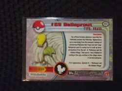 Bellsprout #69 Topps Black Label Non Foil Pokemon Card NM/LP - Image 2
