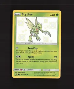 Scyther SV1/SV94 Hidden Fates Shiny Holo Rare Pokemon Card NM - Image 1