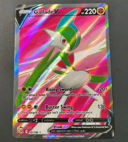 Pokemon Lost Origin Gallade V Ultra Rare Card 181/196 NM - Image 1