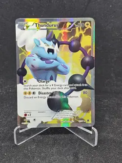 Pokemon Card Thundurus 97/98 Emerging Powers Holo Ultra Rare Full Art - Image 1