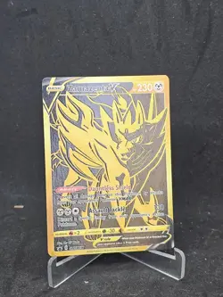 Pokemon Card Zamazenta V SWSH077 Swrod & Shield Black Star Promo - Image 1
