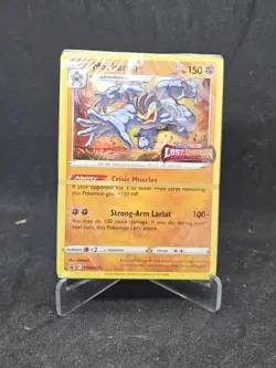 Pokemon Card Machamp SWSH243 Lost Origin Stamped Black Star Promo Sealed - Image 1