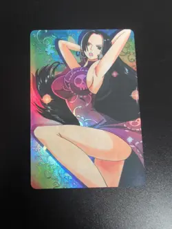 Waifu Sexy Anime Girls Cards Custom Holo - One Piece - Boa Hancock - Image 1