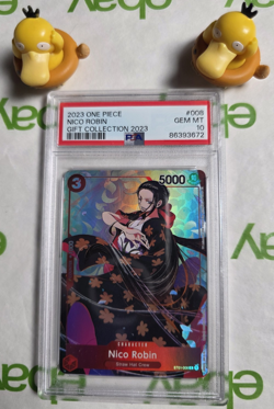 PSA 10 Nico Robin ST01 008 2023 Gift Collection Promo One Piece Card Game GEM MT - Image 1