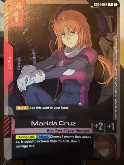 GD01 GD01-093 Marida Cruz Rare R | Gundam Card Game | Newtype Rising - Image 1