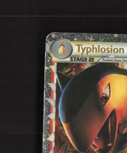 Typhlosion PRIME HGSS09 HeartGold & SoulSilver Black Star Promo Pokemon Card DMG - Image 3