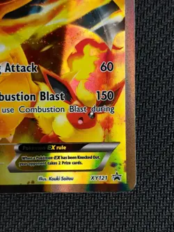 Charizard EX XY121 Black Star Promo Full Art Holo Pokemon Card - Image 5