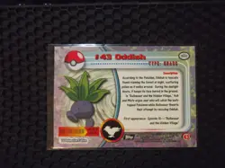 Oddish #43 Topps Black Label Non Foil Pokemon Card NM/LP - Image 2